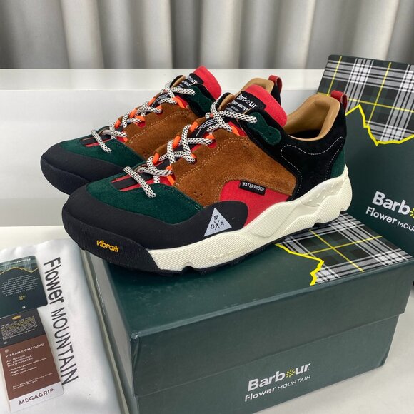 Flower MOUNTAIN Other - FlowerMOUNTAIN NANGA Collaboration Sneaker Red&Black&Green&Brown Men